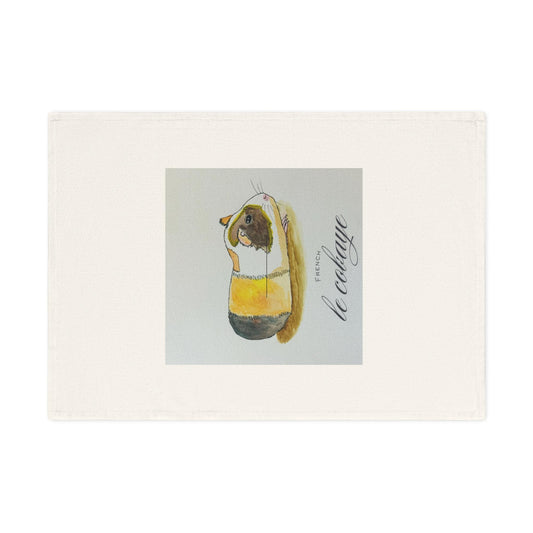 Guinea Pig Cotton Tea Towel - Cute Farmhouse Decor, Kitchen Gift, Pet Lover Gift, Unique Home Accessory, Animal Art