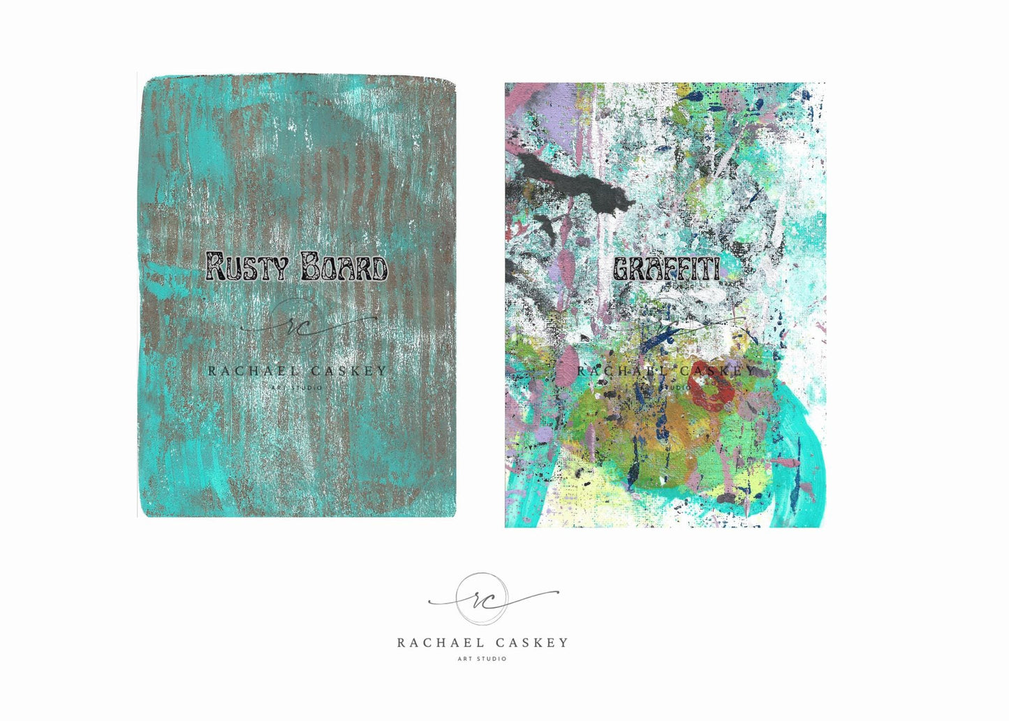 20 Hand-Painted Papers - Digital Bundle - 5" x 7" Downloads - Junk Journals, Scrapbook, Papercrafts, Invitations, Collages, Gelli Prints