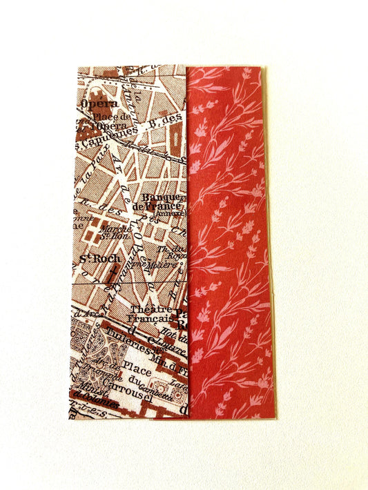 France-inspired pattern bookmarks- French bookmarks, French Chic, Cottage French