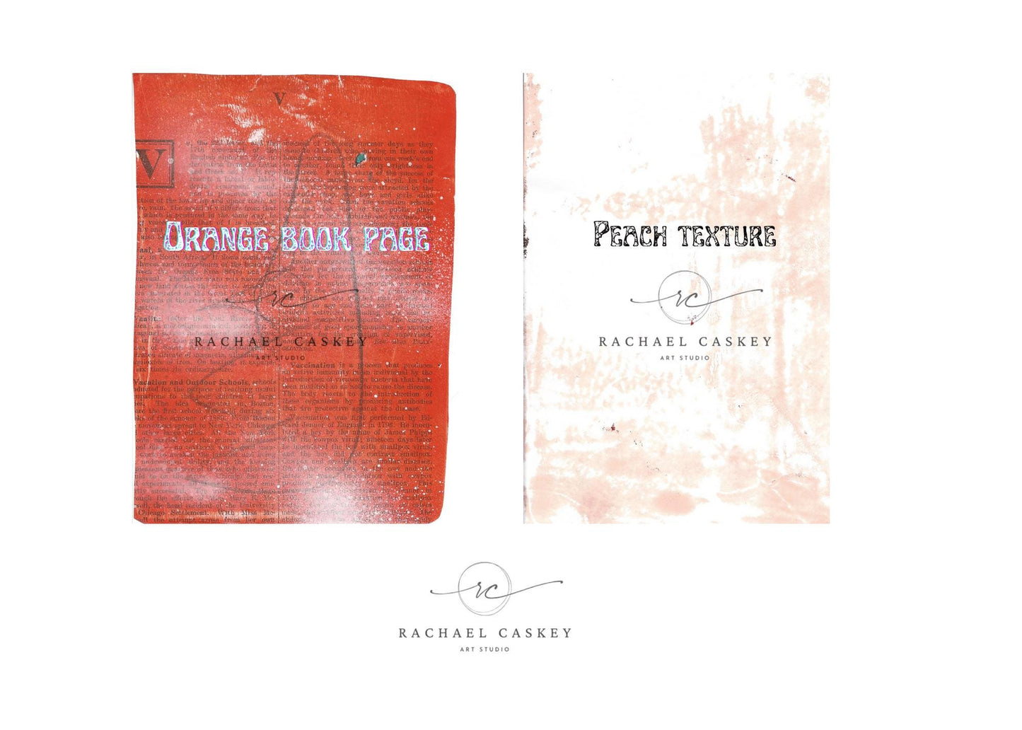 20 Hand-Painted Papers - Digital Bundle - 5" x 7" Downloads - Junk Journals, Scrapbook, Papercrafts, Invitations, Collages, Gelli Prints