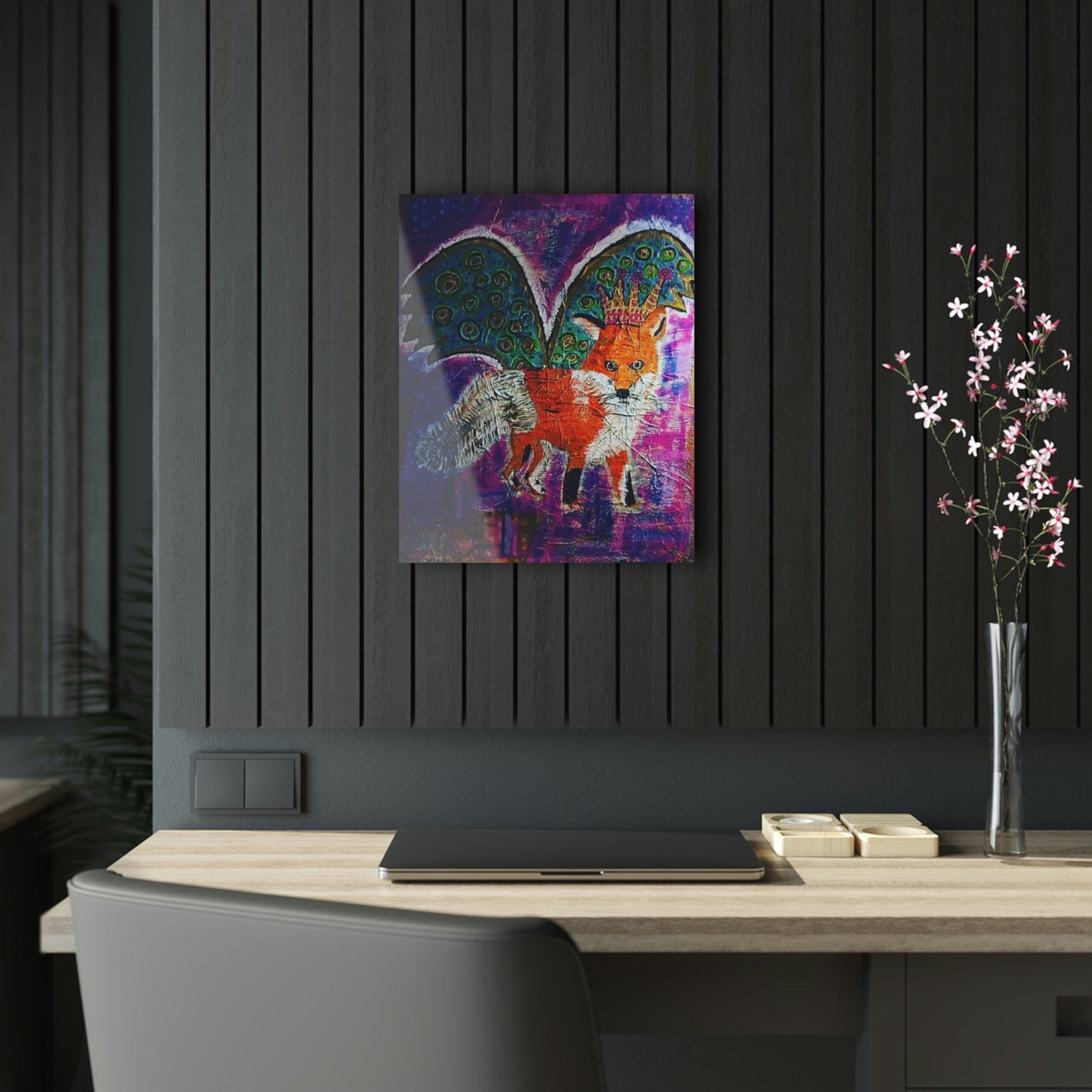 Acrylic Prints - Fox King