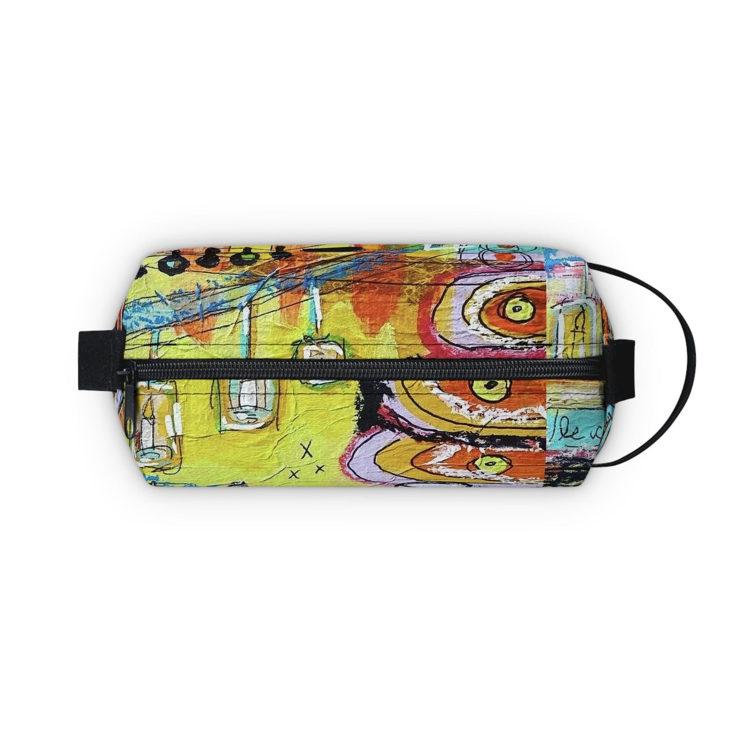 French Cafe Design, France inspired, French Coffee House Art - Toiletry Bag