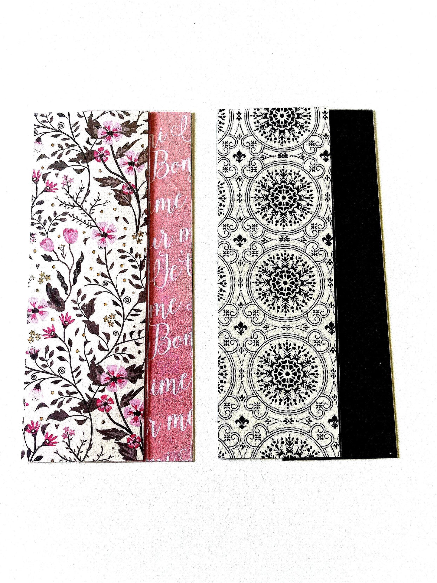 France-inspired pattern bookmarks- French bookmarks, French Chic, Cottage French