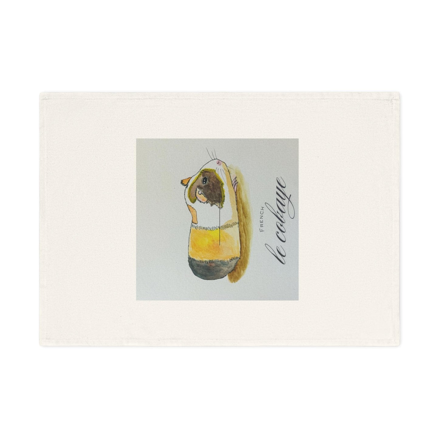 Guinea Pig Cotton Tea Towel - Cute Farmhouse Decor, Kitchen Gift, Pet Lover Gift, Unique Home Accessory, Animal Art