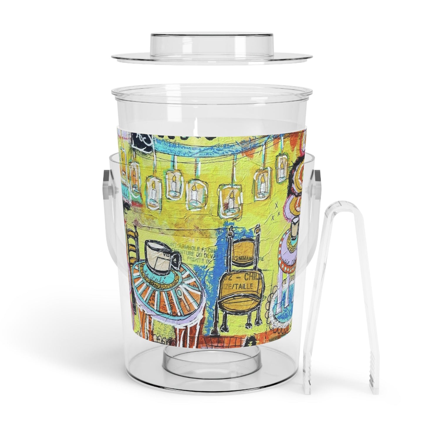 French cafe design, France inspired, Coffee House Design - Ice Bucket with Tongs