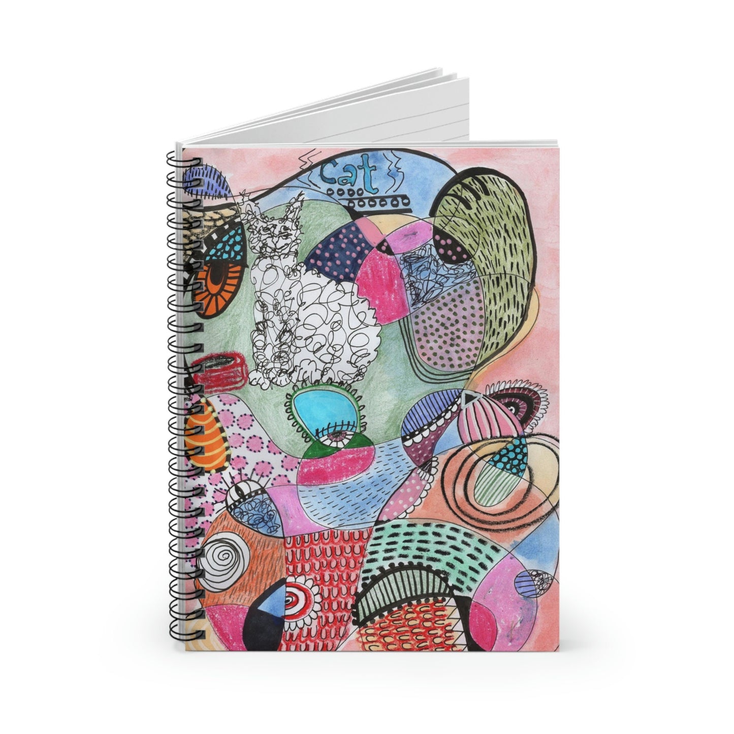Cat Spiral Notebook - Ruled Line