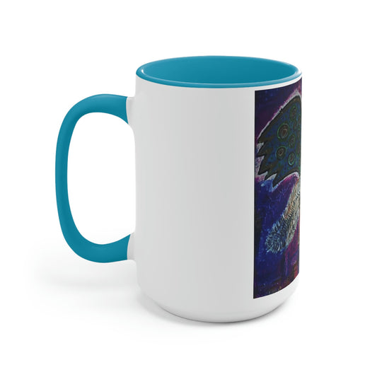 Two-Tone Coffee Mugs, 15oz - Fox King