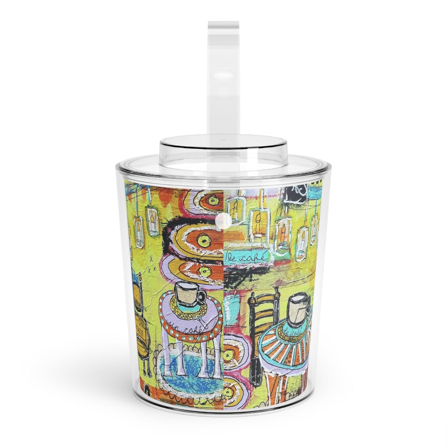 French cafe design, France inspired, Coffee House Design - Ice Bucket with Tongs