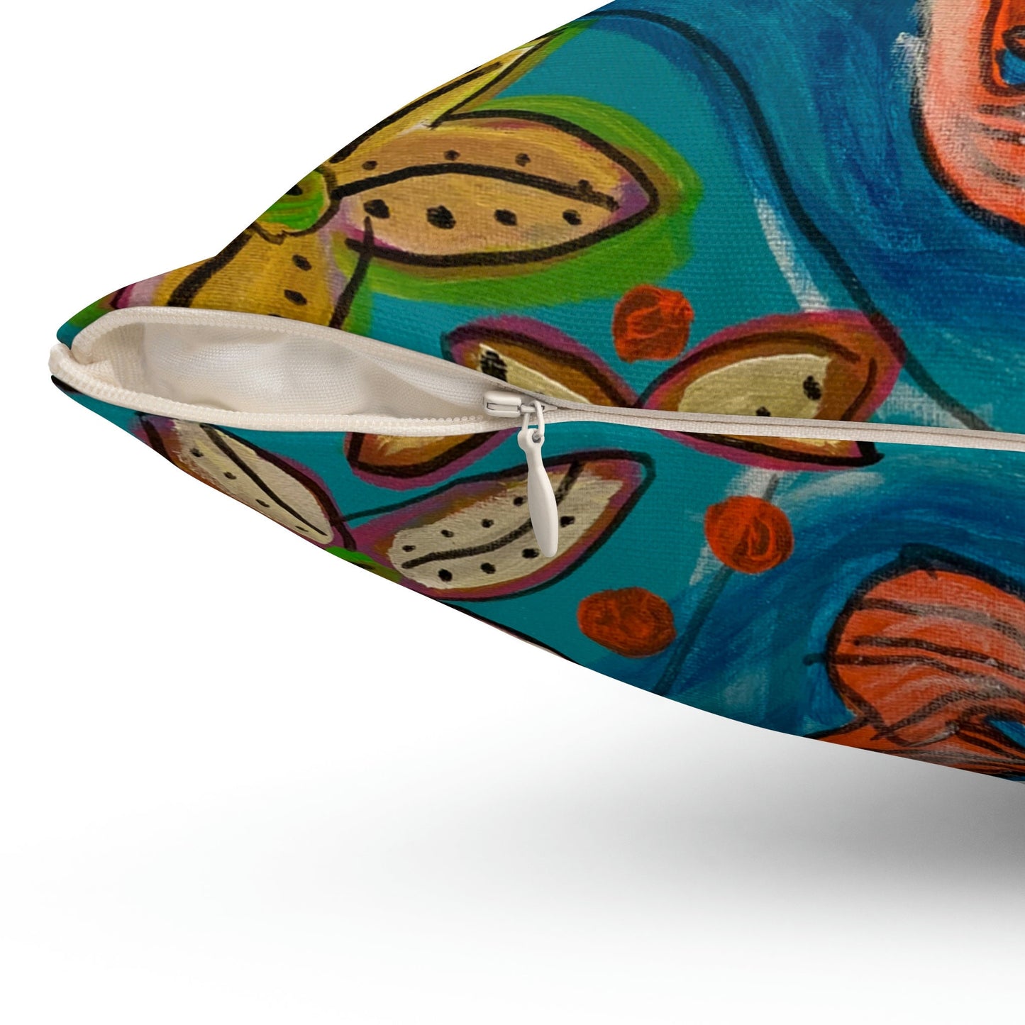 Duck - Spun Polyester Square Pillow
