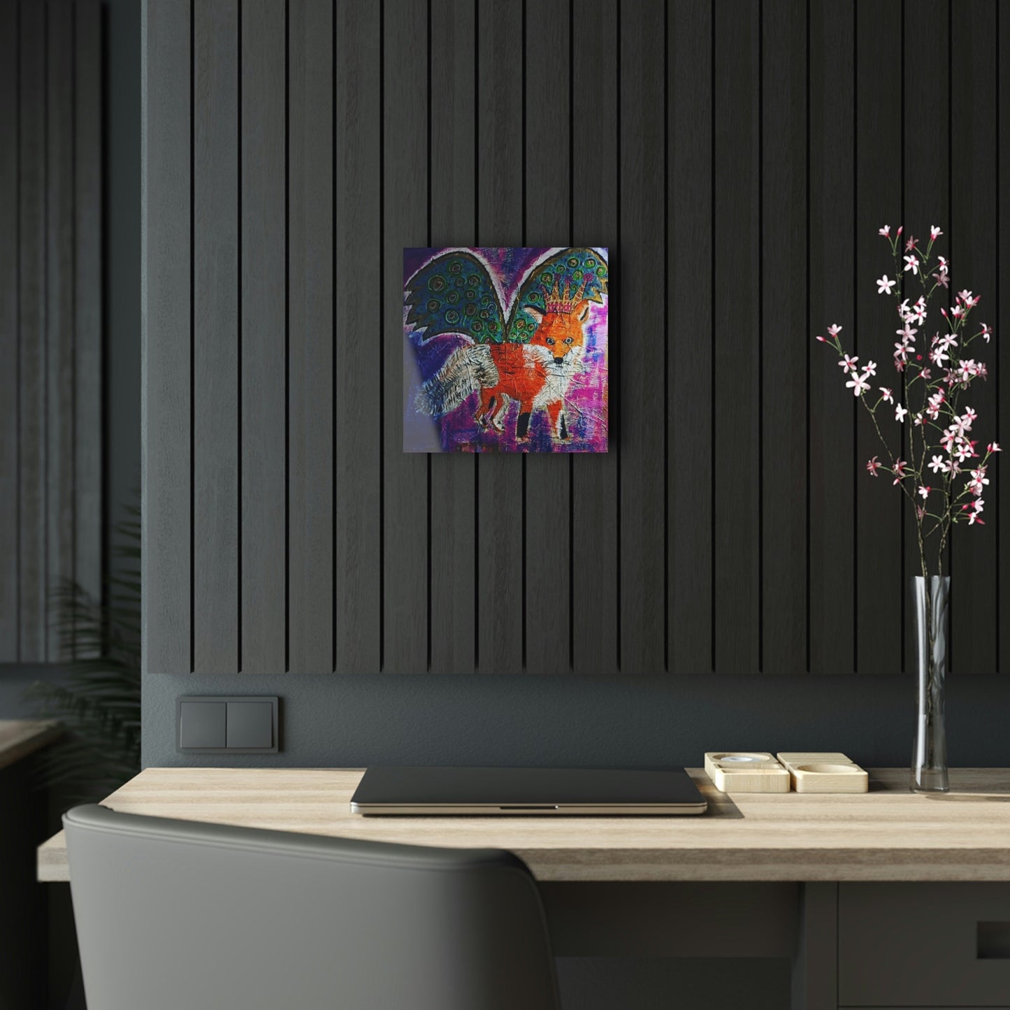 Acrylic Prints - Fox King