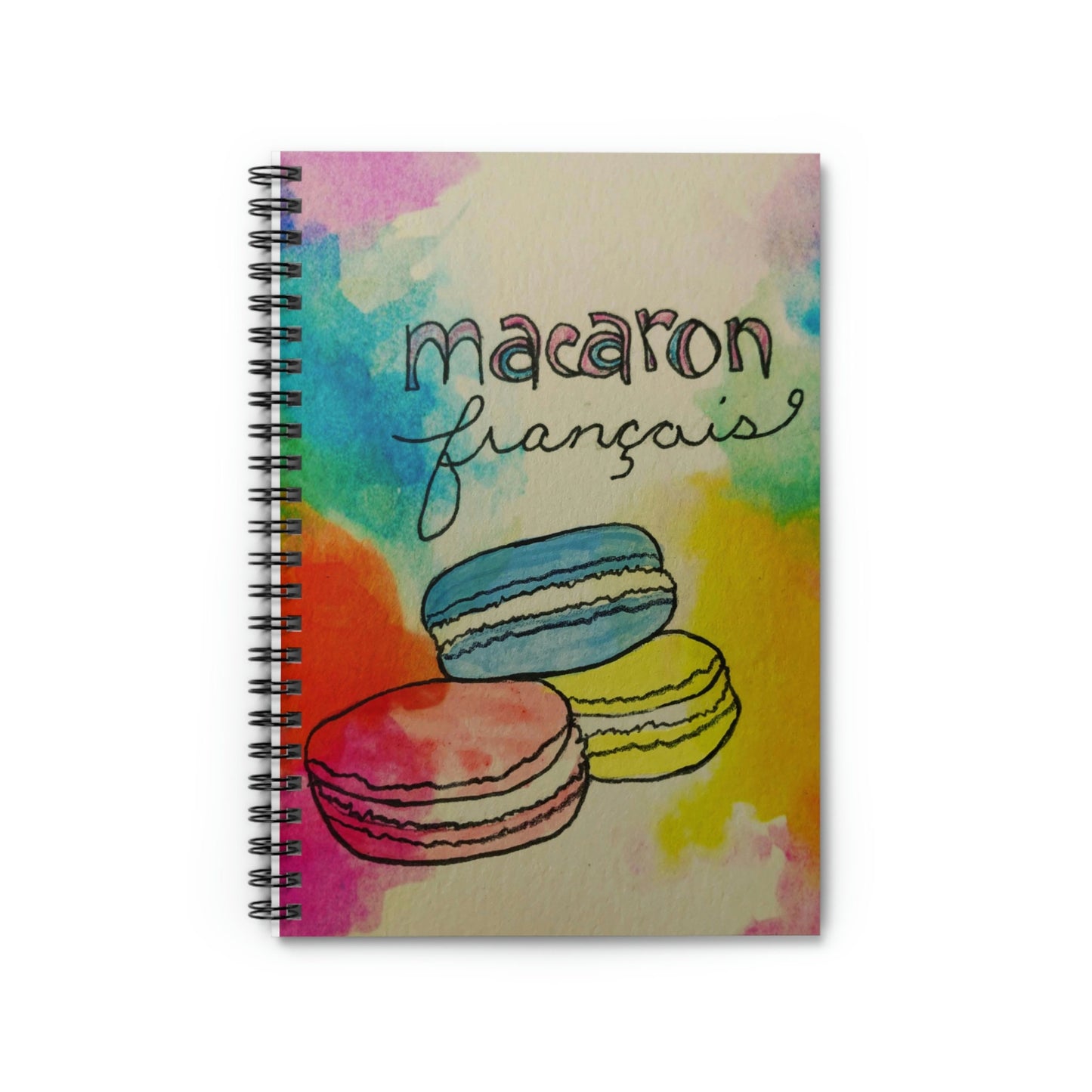 Macaron Francais - Spiral Notebook - Ruled Line