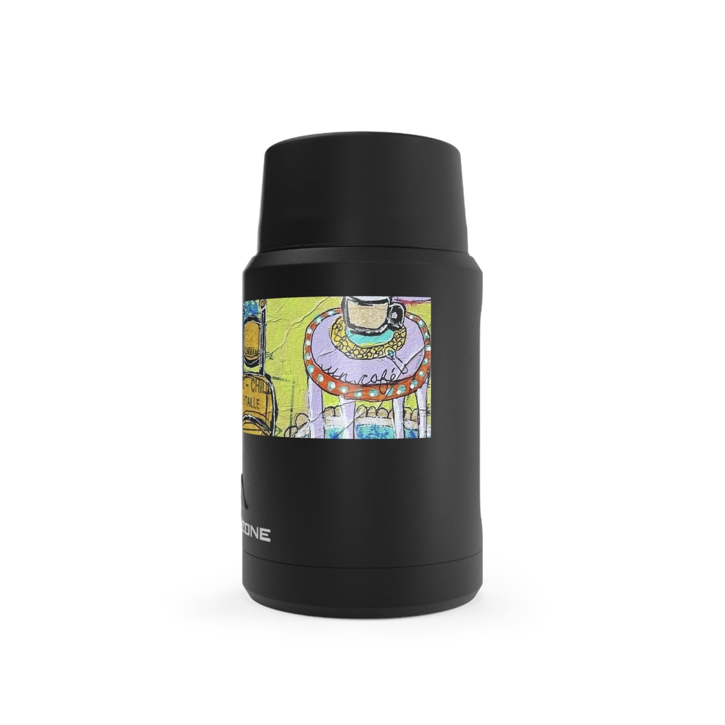 French cafe design, France inspired, coffee house art - Titan Copper Insulated Food Storage