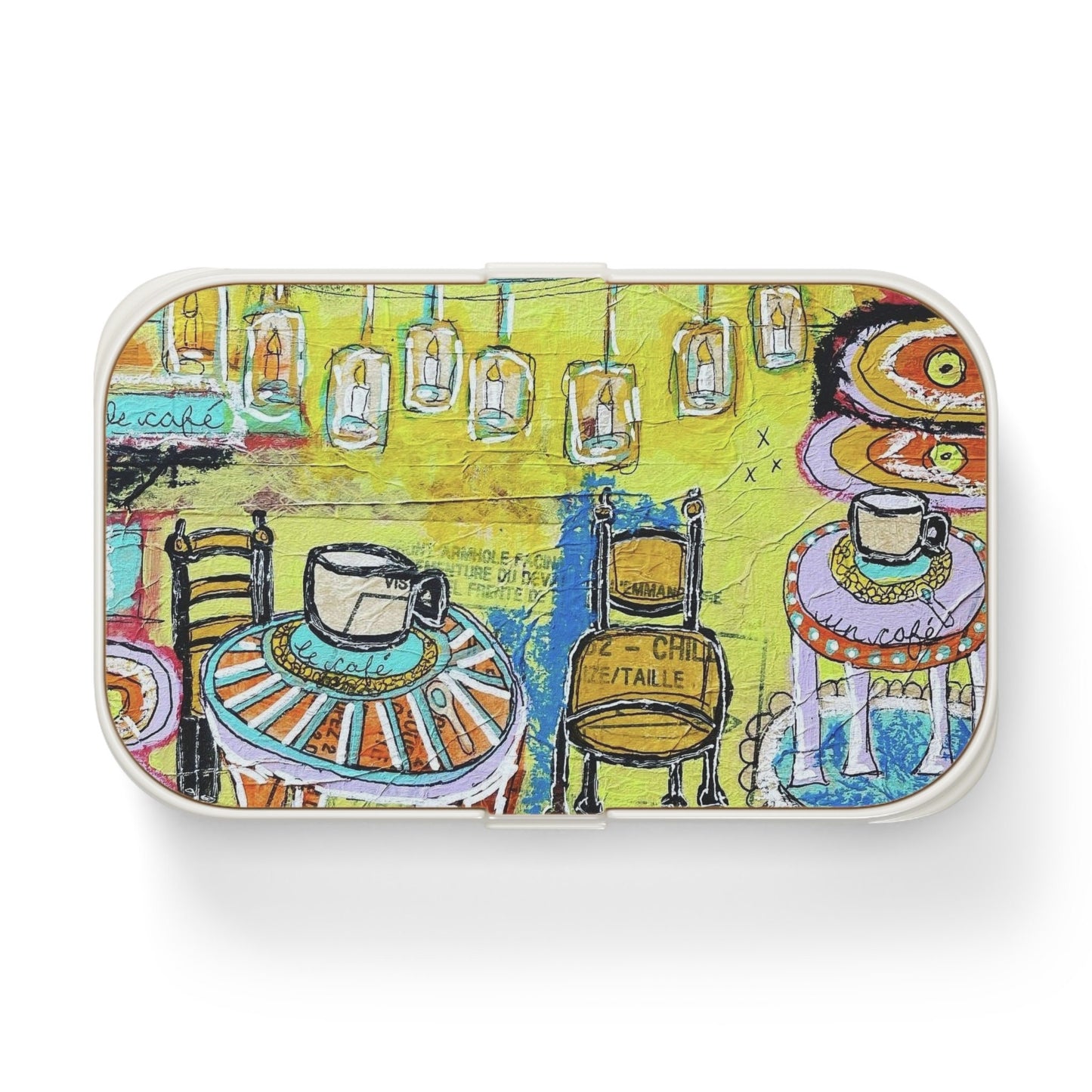 French Cafe Design, French inspired, Coffee House Design - Bento Lunch Box
