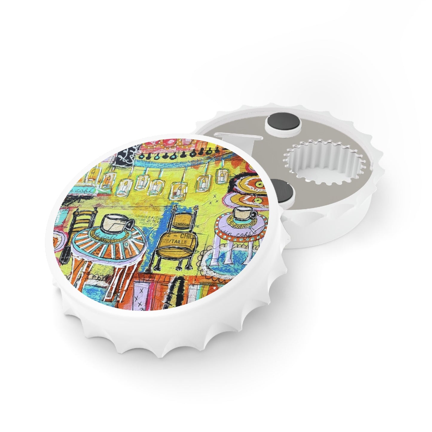 French Cafe Design, French inspired, Coffee House Design - Bottle Opener