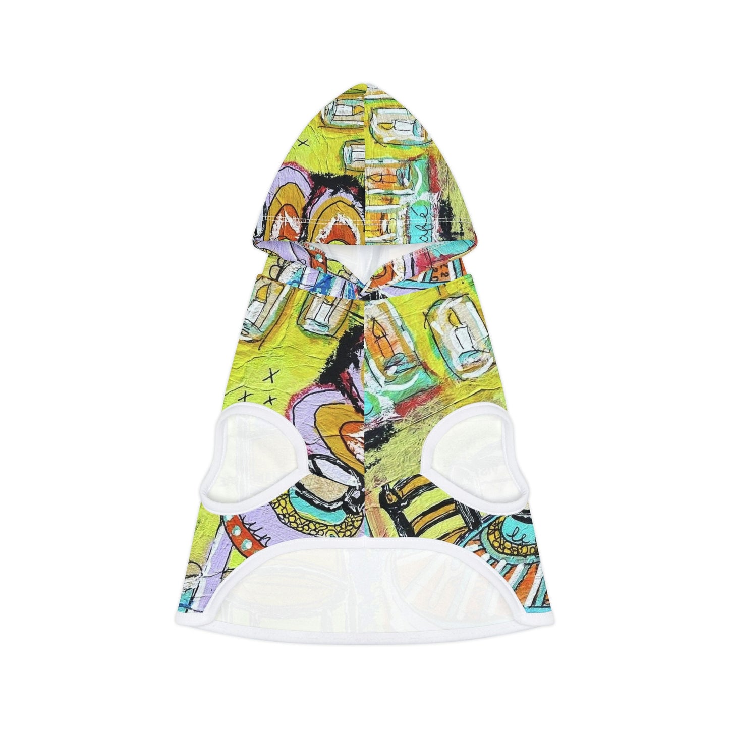 French Cafe Art, Coffee House Art - Pet Fashion Hoodie