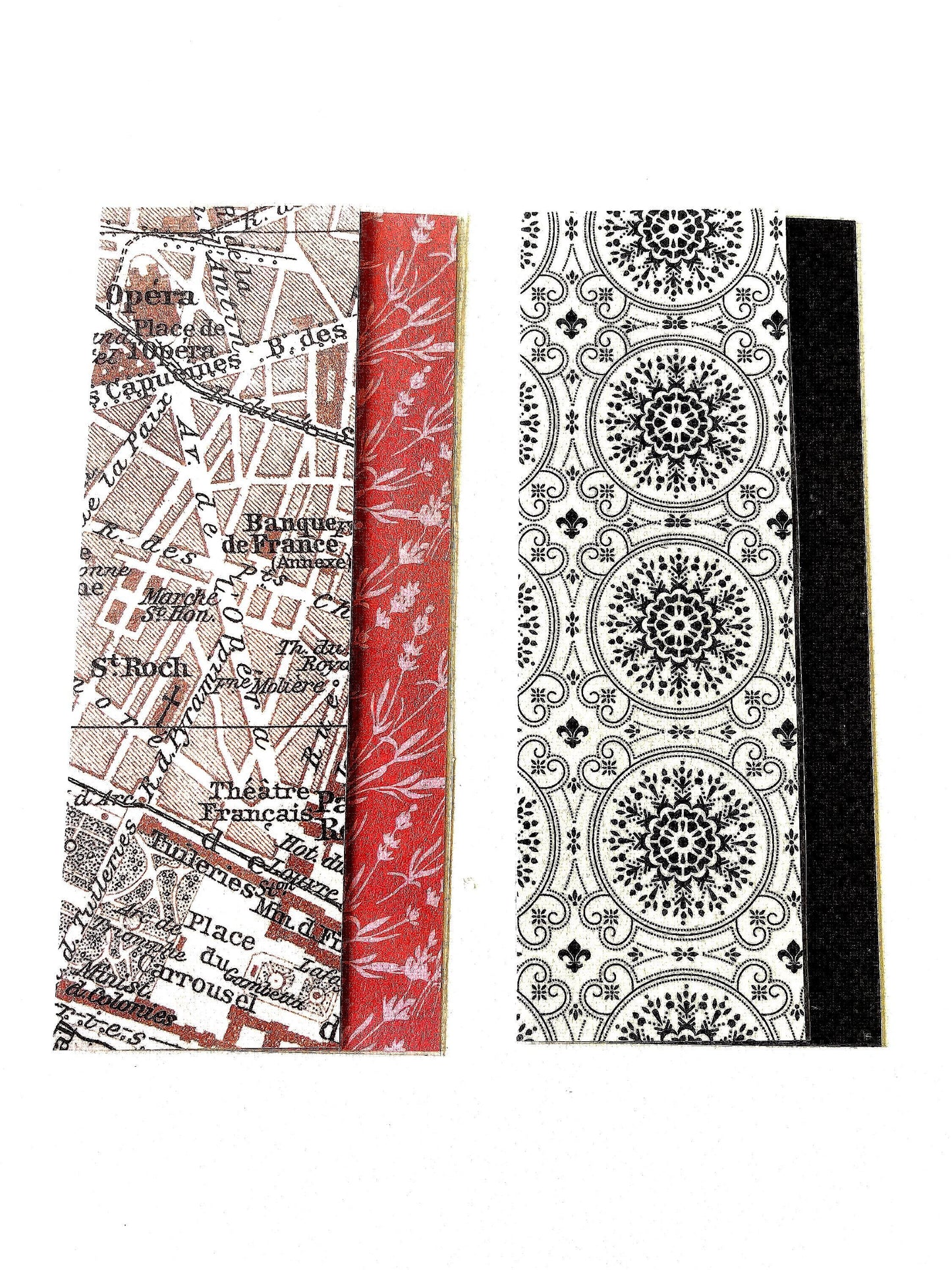 France-inspired pattern bookmarks- French bookmarks, French Chic, Cottage French