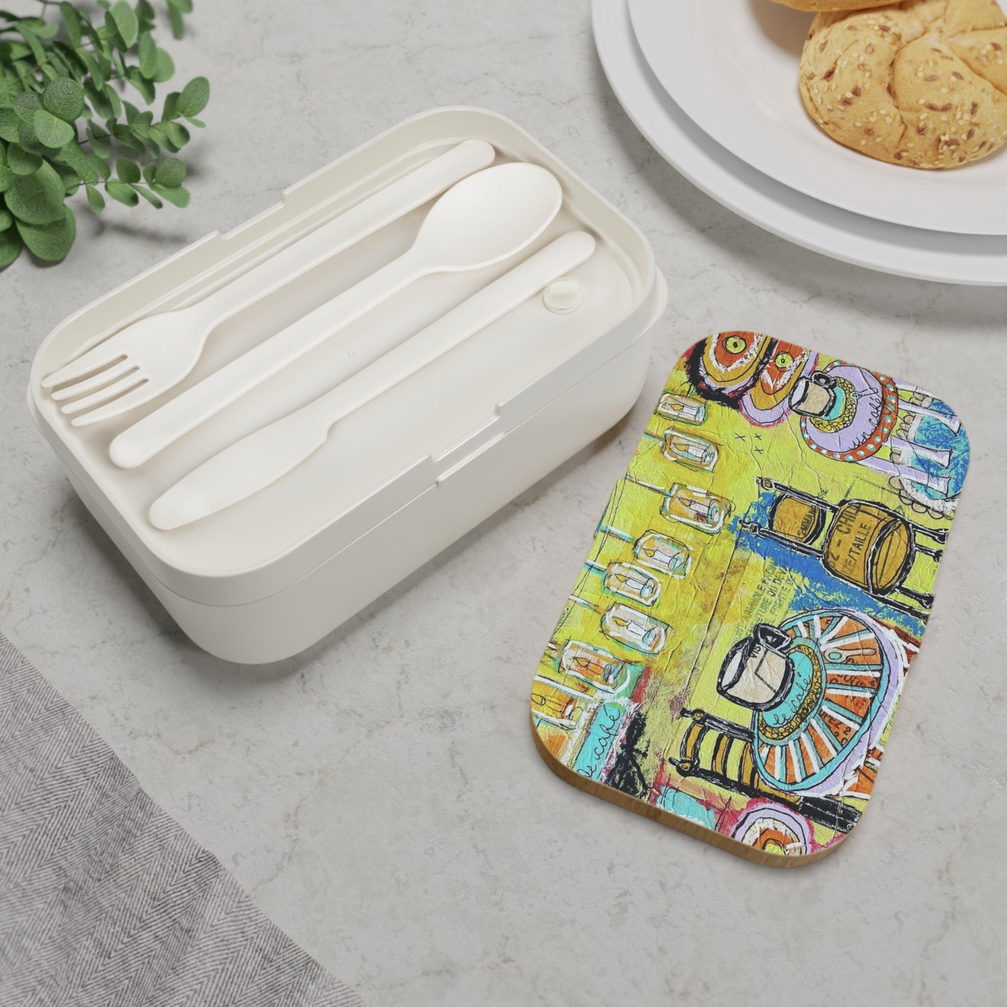 French Cafe Design, French inspired, Coffee House Design - Bento Lunch Box