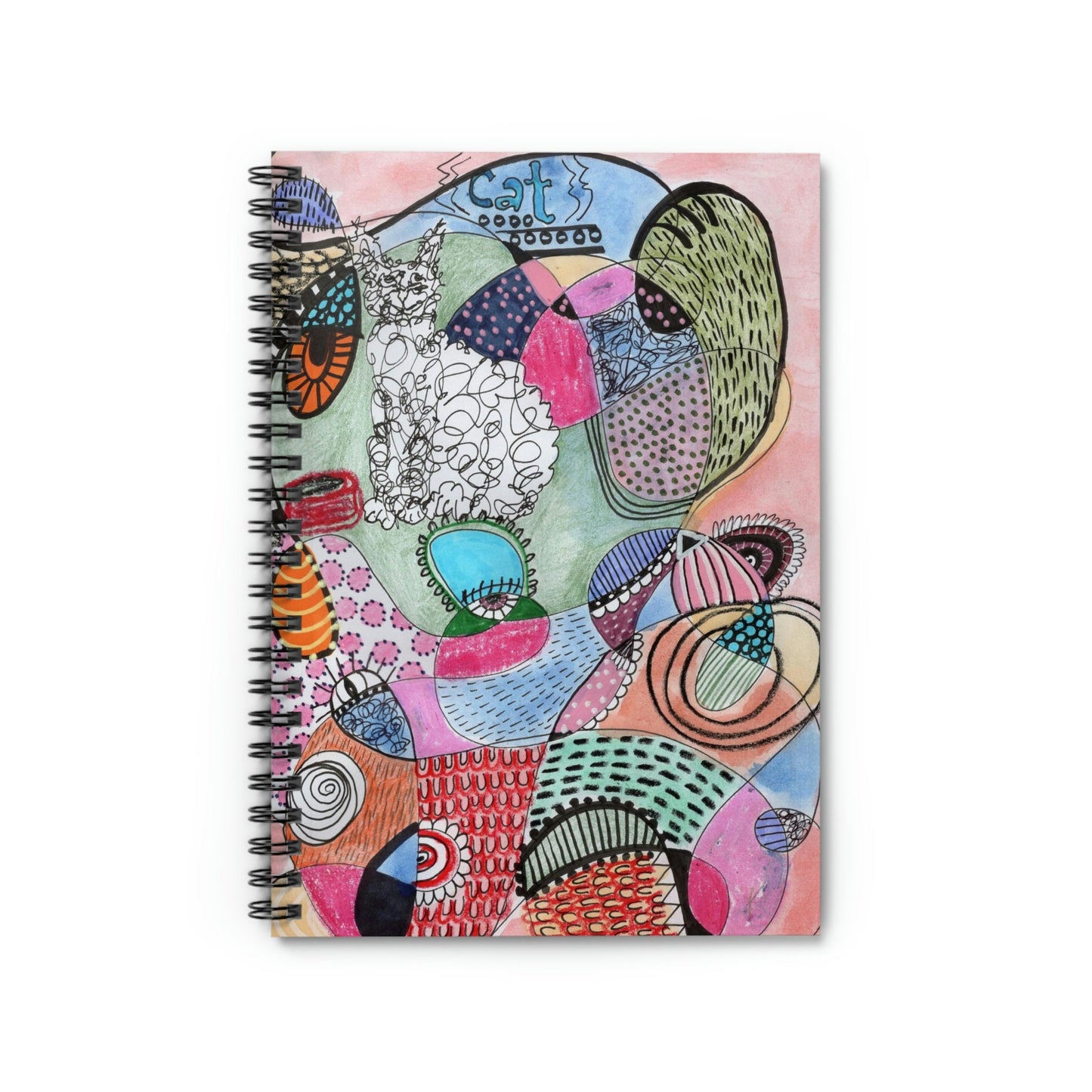 Cat Spiral Notebook - Ruled Line