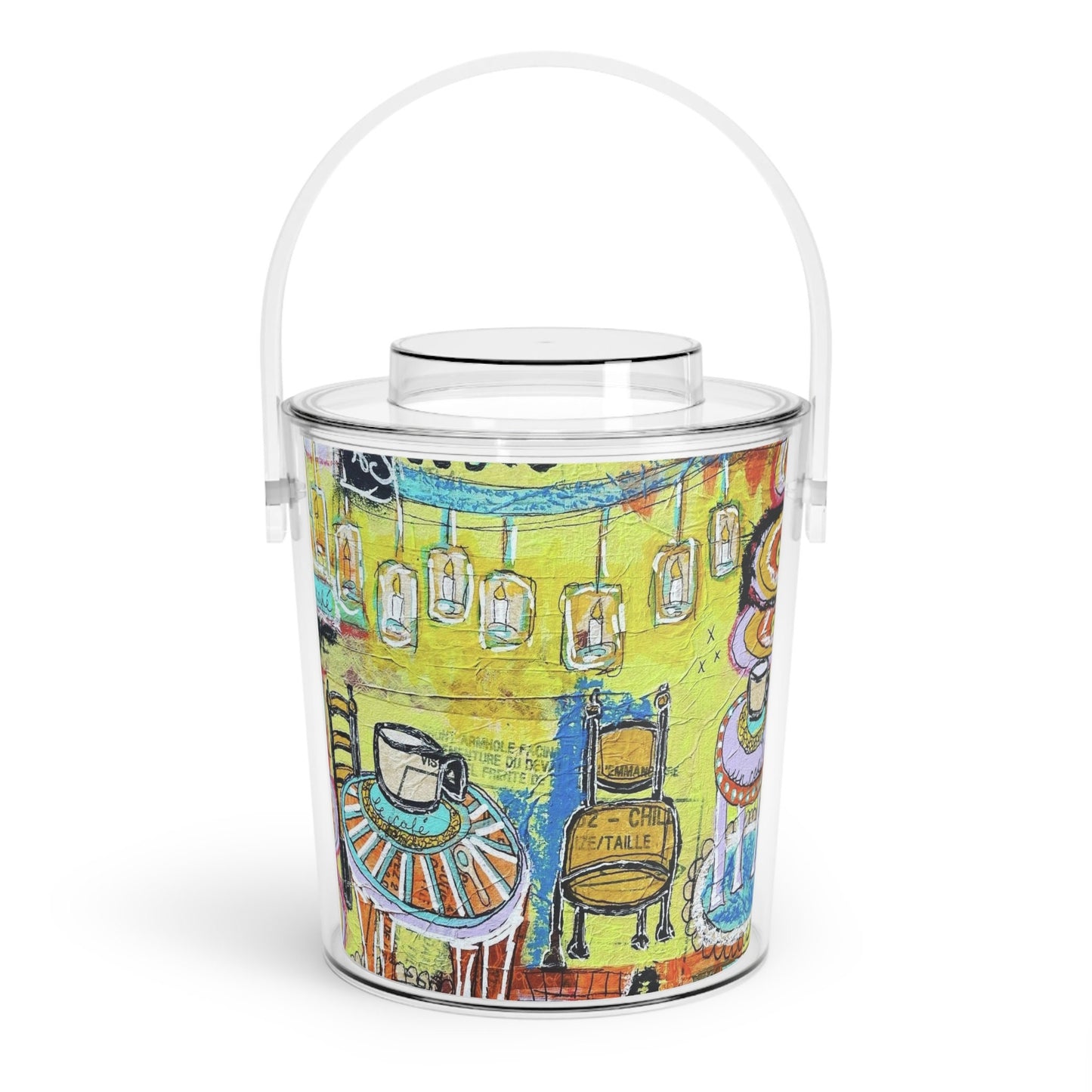 French cafe design, France inspired, Coffee House Design - Ice Bucket with Tongs