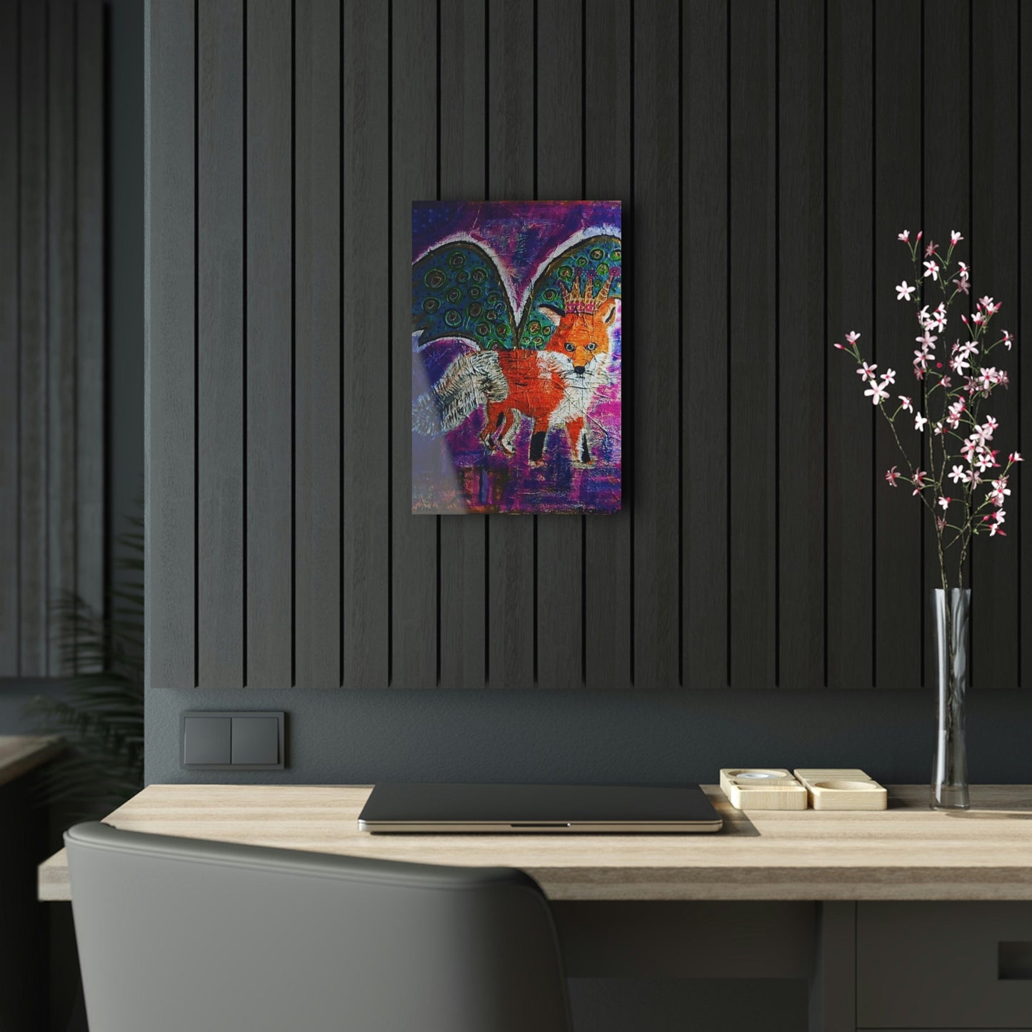 Acrylic Prints - Fox King