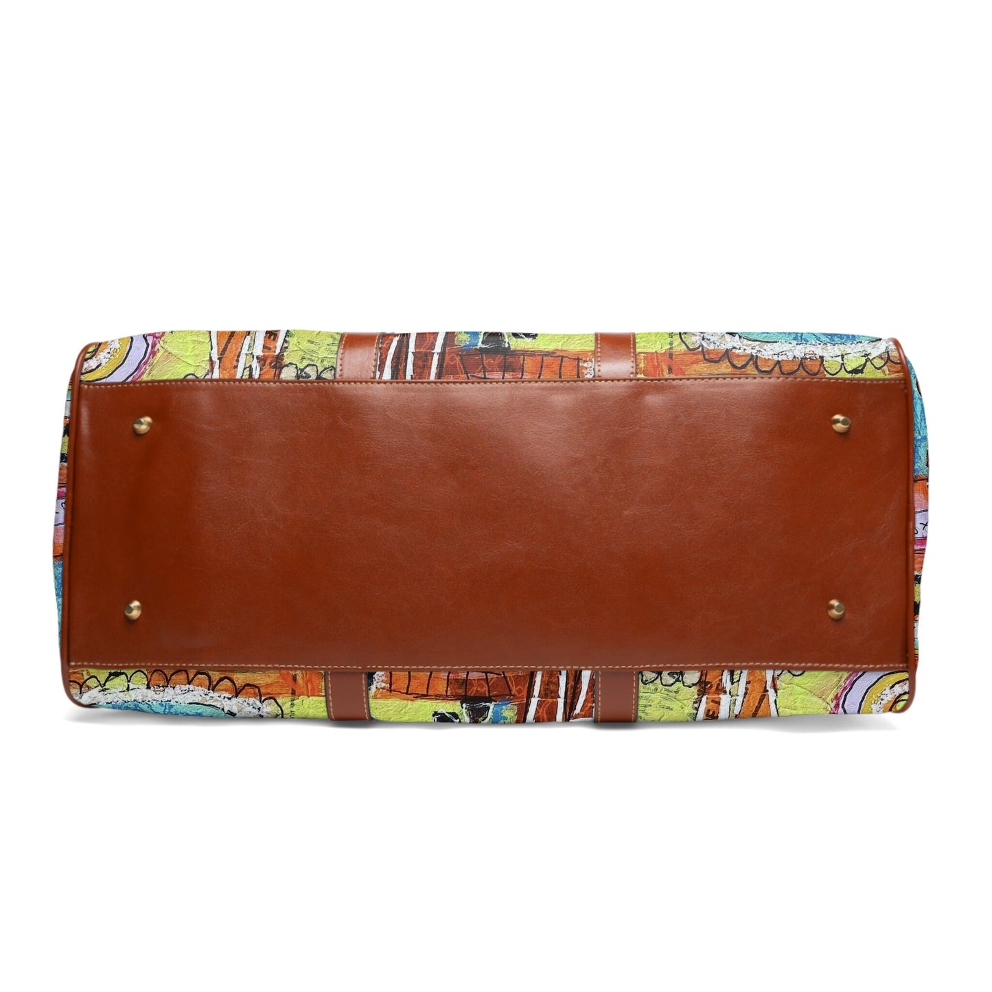 French Cafe Design, France inspired, Coffee House Art - Waterproof Travel Bag