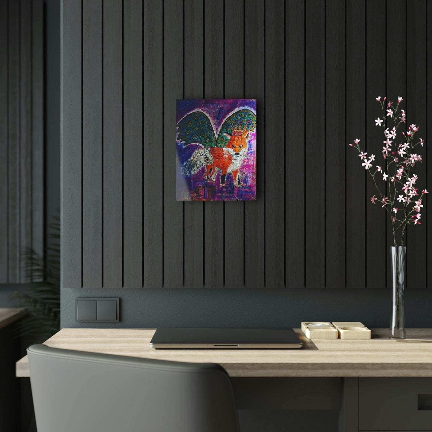 Acrylic Prints - Fox King