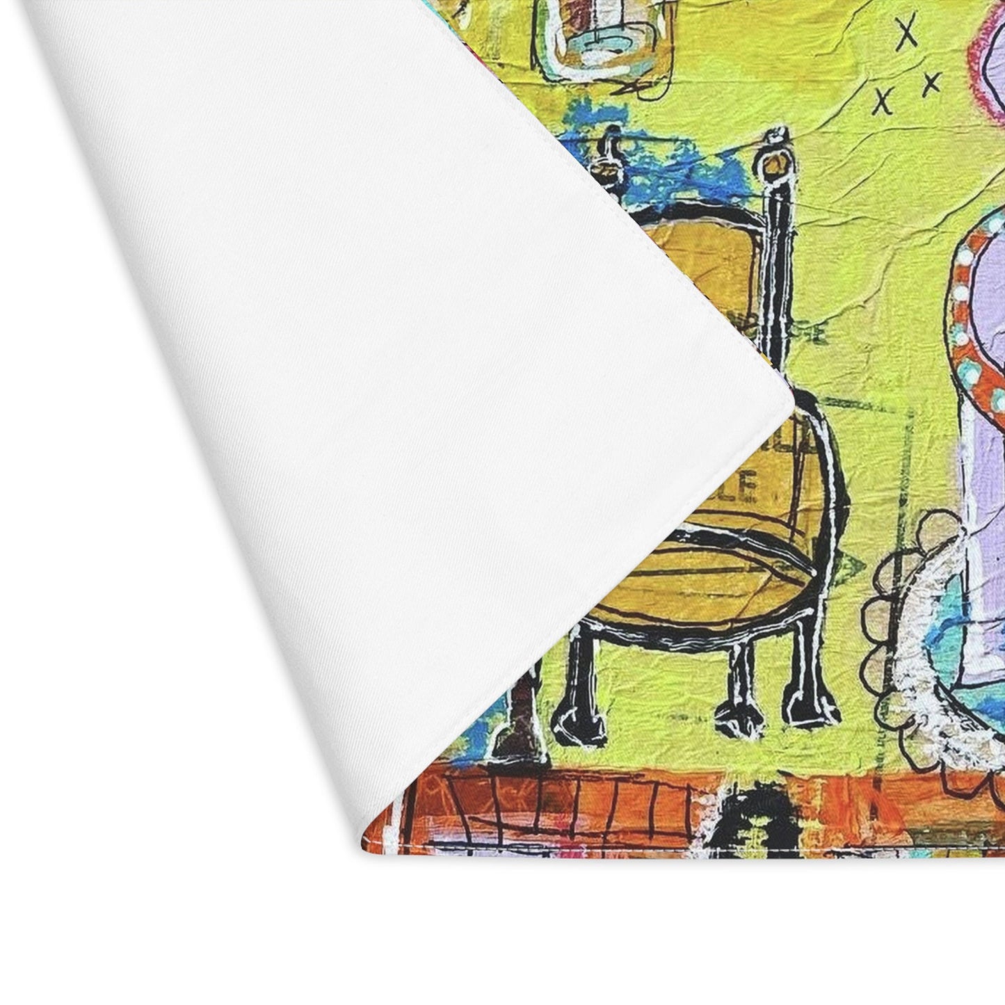 Placemat - French Cafe inspired, French Cafe design, Coffee House Art, 1pc